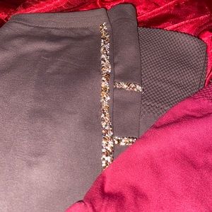 Stone strip leggings